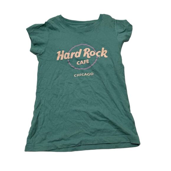 Hard rock Size XS 100% Cotton Vintage Women’s Fitted Baby Tee - Picture 4 of 5